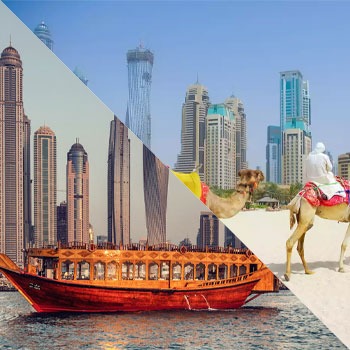 Dubai City Tour + Premium Cruise Dinner